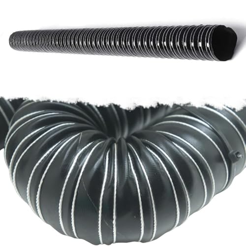 ZYXQQJ 51 60 76 80 89 102 152 305mm Luftansaugschlauch Schwarzer Luftkanalschlauch Flexiblem Silikon Auto-Lufteinlassrohr 1 2 3 4 5 6 8 10m Länge(1m/3.28ft,60mm-2.4in) von ZYXQQJ