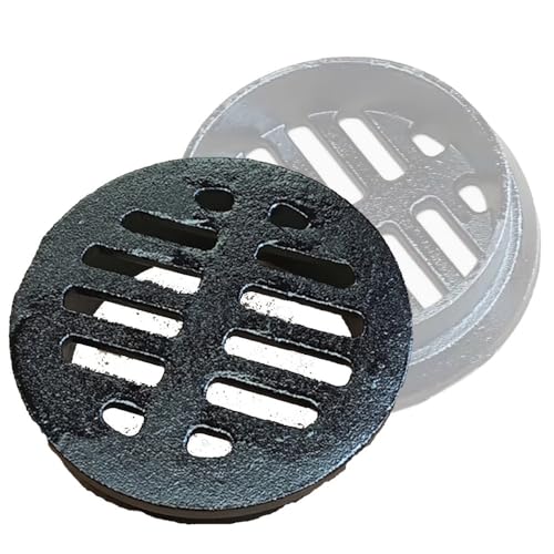 ZYXQQJ Bodenablaufdeckel Bodenablauf Aus Gusseisen Kleiner Abflussrost Runder Abflussrostabdeckung Anti-Blockierender 5 7.5 8.3 11 16 20 25cm(83mm-3.26in) von ZYXQQJ