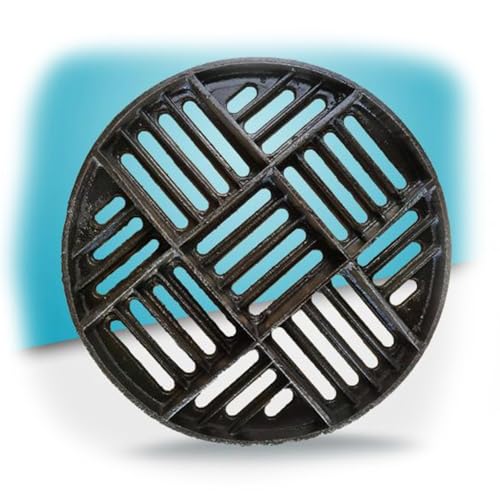 ZYXQQJ Runde Bodenablauf Aus Gusseisen Abflussabdeckung Für Außenbereich Ersatz-Abwasserrost Robuste Kanalisationsrost 45 55 60 65 68 70cm(67x3cm-26.4x1.2in) von ZYXQQJ