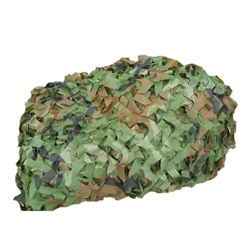 ZYXWLC Tarnnetz Bundeswehr, Oxford Stoff Grünes Tarnung Netz 2x4m 5x5m 4x7m 6x6m 6x8m für Camping Militär Jagd Schießen Verstecken Gartendekoration(2x2m) von ZYXWLC