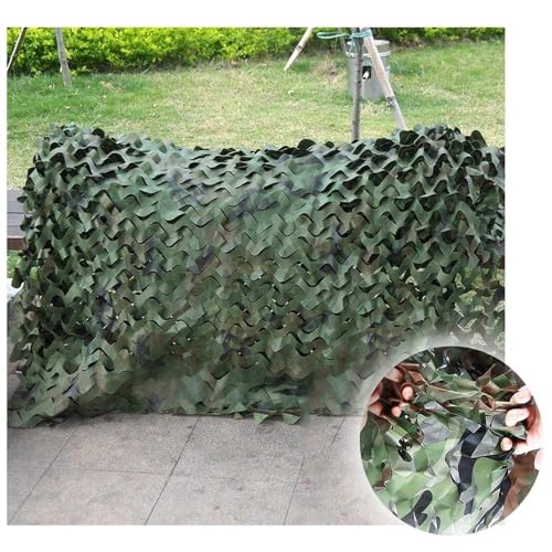 ZYXWLC Tarnnetz Camouflage Netz, 2x6m 2x8m 2x10m 4x6m 5x5m Bundeswehr Army Camo Tarnung Net BW Camping von ZYXWLC