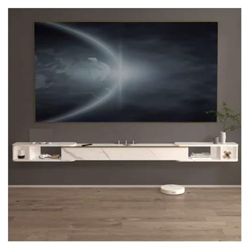 TV-Schrank TV-Board Lowboard ﻿ Hängender, an der Wand montierter moderner schwimmender TV-Ständer, skalierbare 2,25–3,1 Meter TV-Konsole, unter dem TV-Regal mit Stauraum for Wohnzimmer und Schlafzimme von ZYYANSHOP