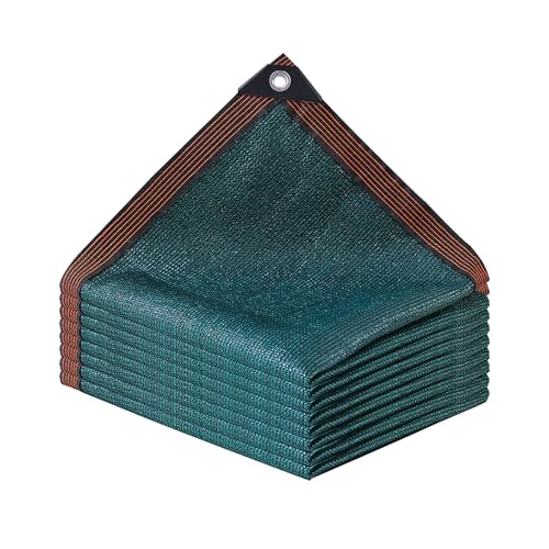 Schattierungsnetz, Sonnenschutznetz Mit Ösen, 80% Schattennetz Garten, Sonnenschutz Netz, Schattiernetz Für Gewächshäuser Rasenflächen, Grün(6 * 12m(236.2 * 472.4in)) von ZYYLIVR