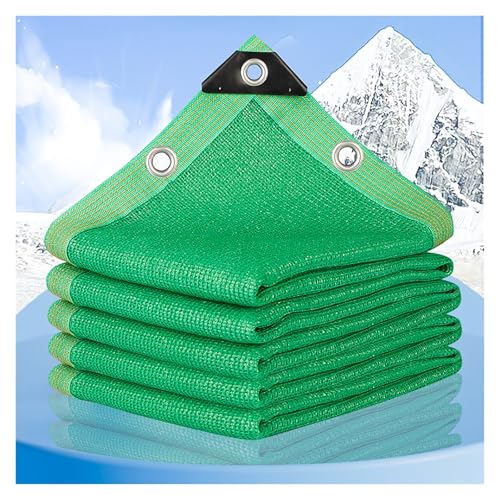 Schattierungsnetz Mit Ösen, Schattennetz Luftdurchlässiger Schattiernetz, Beschattungsnetz Windschutznetz Sonnensegel Garten Schattennetz, Grün(3 * 10m(118 * 393.7in)) von ZYYLIVR