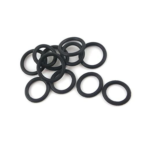 100 Stück schwarzer Nitrilkautschuk 1,5mm Dicke O-Ring-Dichtungen Außendurchmesser 11–20mm NBR O-Ring-Dichtungsscheibe, 18x15x1.5mm von ZYYMMNN