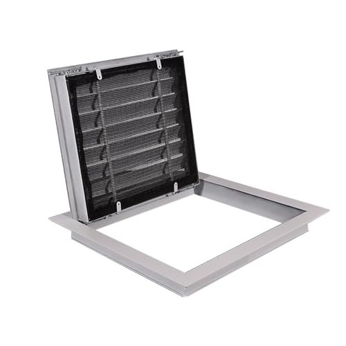 Dachfenster mit Öffnung aus Aluminium, Keller Tageslicht Tür, Ausstiegsfenster Schachtabdeckung, vielseitiger Wartungsausgangsdeckel für Dächer und Keller(35 * 35cm/13.8 * 13.8in) von ZYZSY