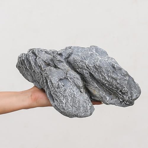 Fake Rock PU Schaum, Regenwald Landschaft Künstliche Felsen Realistische Textur, Leicht & Wetterfest, für Gartendekoration, Außenhof, Hofdekoration, Büro(29 * 14 * 17cm/11.4 * 5.5 * 6.7in) von ZYZSY