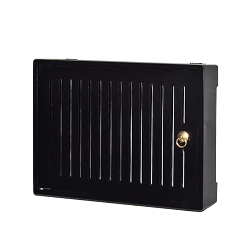 Holz-Oberfräsen-Regal, Wandhalterung, WLAN-Router Aufbewahrungsbox, Cable Management, Schwebendes Regal, Schrank-Organizer für Zuhause und Büro(Black,19.5 * 3.5 * 12.6in) von ZYZSY