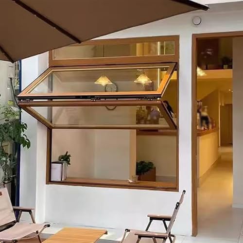 Schiebefenster, Esszimmer Mit Schiebefenstern Mit Gehärtetem Glas, Haushaltsschiebefenster mit Schrauben, Ersatzfenster für Badezimmer, Keller, Schlafzimmer(38x28in/96x71cm) von ZYZSY