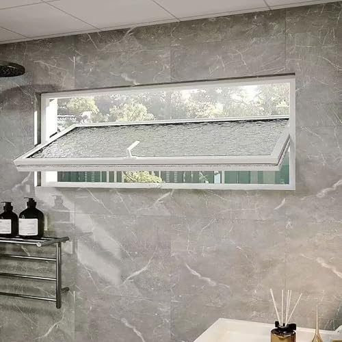 Schuppenfenster, 360° Drehbares Temperiertes Glaszeltfenster, bündig montiertes Fenster für Privatsphäre und Lichtkontrolle, für Spielhäuser, Schuppen und Hühnerställe(White,90 * 30cm/35 * 12in) Schuppenfenster, 360° Drehbares Temperiertes Glaszeltfenster, bündig montiertes Fenster für Privatsphäre und Lichtkontrolle, für Spielhäuser, Schuppen und Hühnerställe(White,90 * 30cm/35 * 12in) von ZYZSY