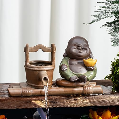 ZYZSY Gartenbrunnen Im Freien Wasserspeier Für Teich Wasserspiel, Gartenskulptur Innenwasserbrunnen, für Gartenteiche, Terrassen - Balkone - Maritime Deko(20 * 5 * 12cm/7.9 * 2 * 4.7in) von ZYZSY