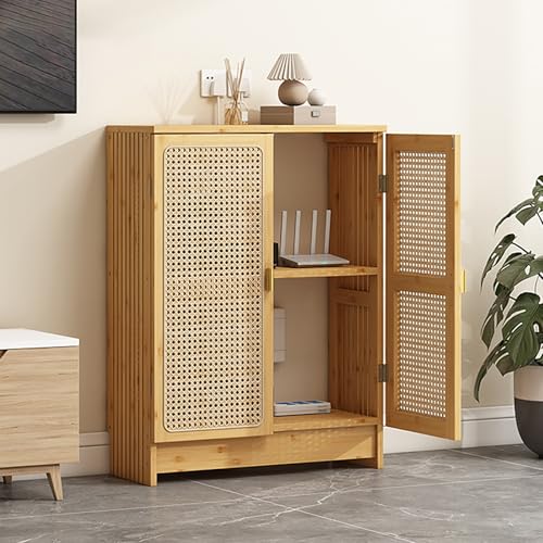 ZYZSY WiFi Router Aufbewahrungsbox Regal, Heimmedien-Aufbewahrungsschrank, Kabelmanagement, Verstecker, Rack muss zusammengebaut Werden, für Raumdekoration(Wood,19.7 * 10 * 31.5in) von ZYZSY