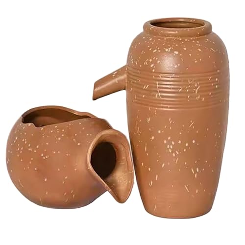 ZYZSY Zirkulationsauslass des Brunnens sprühen Tank, Landschaft Fisch Besonderheit gartenbrunnen zierbrunnen, für Miniteiche und Gartenbrunnen - Gartendeko(Yellow,23 * 14 * 12cm/9 * 6 * 5.5in) von ZYZSY