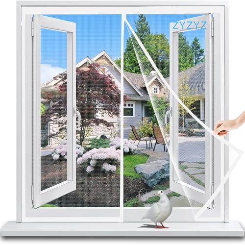 Fly Screen Door Magnetic, 75x160cm Weiß Magnetvorhang ist ideal für Balkontür, Wohnzimmer Terrassentür, kinderleichte Klebemontage Fly Screen Door Magnetic, 75x160cm Weiß Magnetvorhang ist ideal für Balkontür, Wohnzimmer Terrassentür, kinderleichte Klebemontage von ZYZYZ