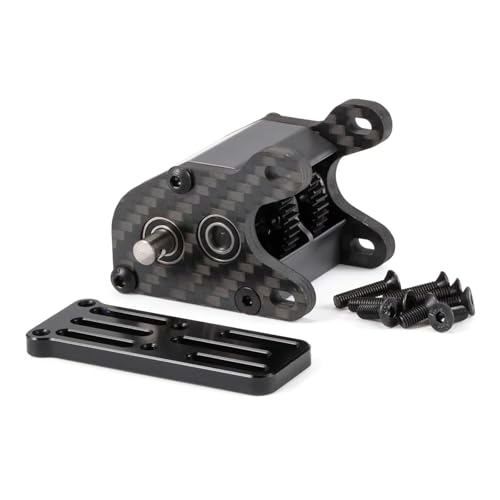 Autogetriebemontage Getriebe 48P für Overdrive Dig Tiny Getriebe für 1/10 RC Crawler LCG Cheater Rig(Schwarz) von ZYftoi