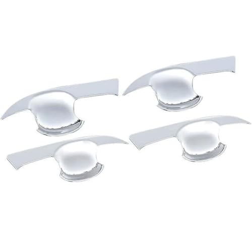 ZYftoi Außentürgriffe für Kraftfahrzeuge Auto links außen tür griff für corolla E210 2019-2024 ABS Carbon Tür Griff Schüssel(Styles2 Silver) von ZYftoi