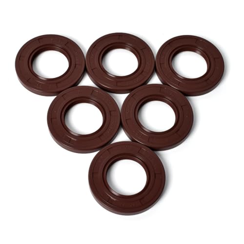 1 Stück Doppellippen-Öldichtung mit Eisenskelett for Automobilmaschinen – Innendurchmesser 16–20 mm, langlebige Nitril-Rotationswellendichtung(20x26x4) von ZYinGgY