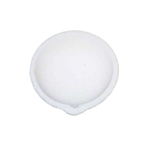 1 Stück Hochtemperatur-Quarzschmelzschale – 100 g bis 10.000 g halbrunder Tiegel for die Gießereiindustrie(165mm*5000) von ZYinGgY