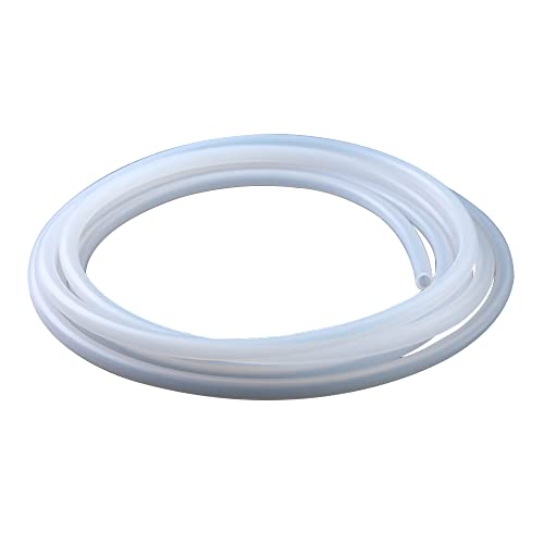 1 Stück flexibler Silikonkautschukschlauch in Lebensmittelqualität for die Pumpenübertragung – Industrieschlauch for mehrere Anwendungen(Length 1m 6 * 10mm) von ZYinGgY