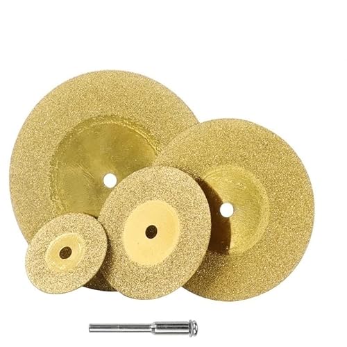 4 Stück beschichtete Diamant-Trennscheiben for Rotationswerkzeuge – 20/30/40/50 mm Klingen for Schneiden von Glas, Keramik, Metall und Edelsteinen von ZYinGgY