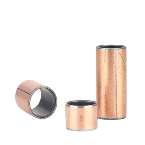 Bimetallische selbstschmierende Mikro-Rillenkugellager – Kupferhülsenbuchsen for den Hochgeschwindigkeitseinsatz (ID 10–15 mm)(10x12x30mm (10pcs)) von ZYinGgY