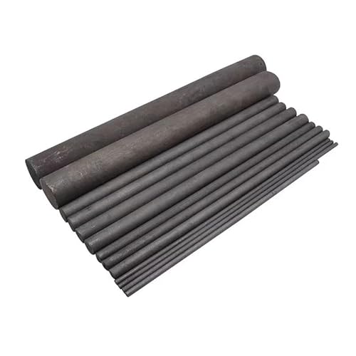 Graphitstäbe 99,9% – 12 mm Durchmesser, 50 mm bis 350 mm Länge – 10 Stück for Metallurgie, Elektronik(L 100mm) von ZYinGgY