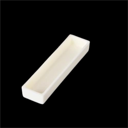 Hochdichter Aluminiumoxidtiegel for Schmelzen von Metall, quadratisches/rechteckiges Gerät, 0,9–185 ml Fassungsvermögen, langlebig, leicht zu reinigen, 1 Stück(100x40x15mmx32) von ZYinGgY