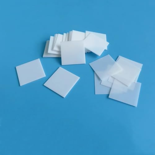 Hochtemperaturbeständige quadratische Platte aus ZrO2-Zirkonoxidkeramik – 20 mm x 20 mm, verschleißfeste Isolierplatte, 1 Stück(20x20x2mm) von ZYinGgY