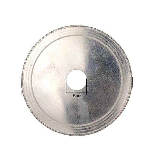 Superdünne Diamant-Trennscheibe 4-6 Zoll for Glas, Keramik, Stein – Präzisions-Rotationswerkzeugklinge for Schmuck, Kunsthandwerk(100x20x0.5) von ZYinGgY