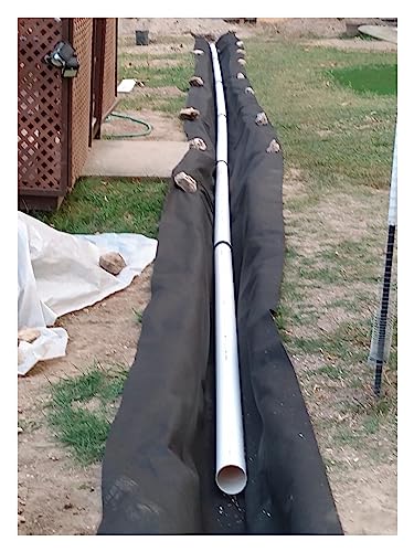 Vlies-Geotextilgewebe zur Entwässerung und Unkrautbekämpfung – 1,8 oz, mehrere Größen erhältlich(1.2mx10m/4ftx33ft WxL) von ZYinGgY