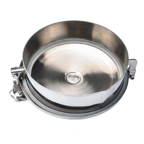 ZYinGgY 1 Stück Edelstahl-Druckschachtdeckel 150 mm - 500 mm | Sanitäre Schnellöffnungstür for den industriellen Einsatz(150mm) von ZYinGgY