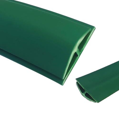 ZYinGgY 1 Stück PVC-Übergangsstreifen for Teppich und Fliesen – 1,0 bis 19,5 m Langer Kantenschutz for einen glatten Bodenübergang(Green,Length 1m(3.3ft)) von ZYinGgY