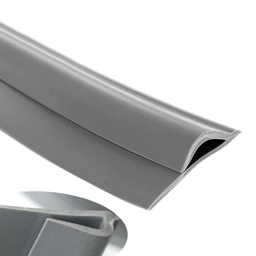 ZYinGgY 1 Stück extra Lange, zuschneidbare Bodenübergangsleiste – PVC-Teppichkantenbindung for Zuhause, Büro, anpassbare Längen, 3–33 Fuß(Length 3m(9.8ft)) von ZYinGgY