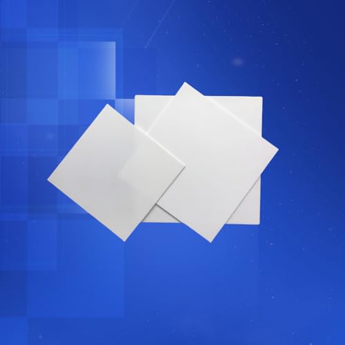 Zirkonia Keramik Quadratplatte - 50x50 mm / 102x102 mm, Isolierplatte for Hochtemperaturanwendungen, 1 Stück(50x50x0.5mm) von ZYinGgY