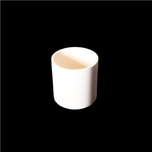 Zylindrischer Korundtiegel, 5–1000 ml Aluminiumoxidtiegel for Laboranalysen und Metallschmelzen – 1 Stück(1000ml) von ZYinGgY