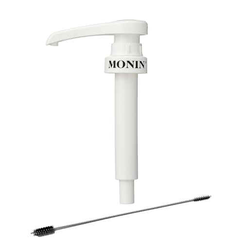 Siruppumpe für Monin Sirup 1,0 Liter Glas Flasche Dosierpumpe für 10 ml + 1 gratis ZZ-Clan Reinigungsbürste passend für das Steigrohr der Pumpe Siruppumpe für Monin Sirup 1,0 Liter Glas Flasche Dosierpumpe für 10 ml + 1 gratis ZZ-Clan Reinigungsbürste passend für das Steigrohr der Pumpe von ZZ-Clan
