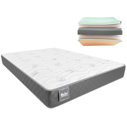 Don Raja Viskoelastische Matratze, Aloe Vera, mehrlagig, Memory-Schaum, Grau, 140 x 180 cm von ZZ DON DESCANSO