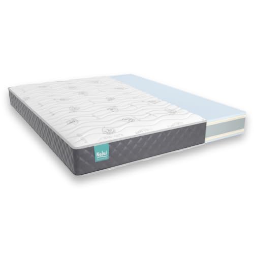 Don Pension ZZ Viskoelastische Matratze, Aloe Vera, mehrlagig, Memory-Schaum, Grau, 75 x 190 cm von ZZ DON DESCANSO