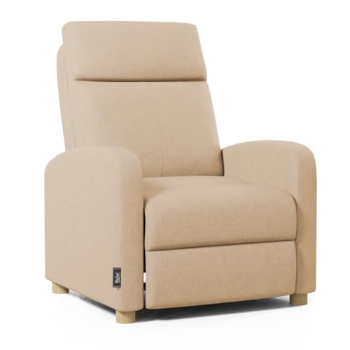 ZZ DON DESCANSO Don Descanso - Relaxsessel Verona Beige, Relaxsessel mit Fußstütze, Push-Öffnungssystem, kompakt, 2 Liegepositionen und Nullstellung, Relaxsessel bis 160º verstellbar von ZZ DON DESCANSO