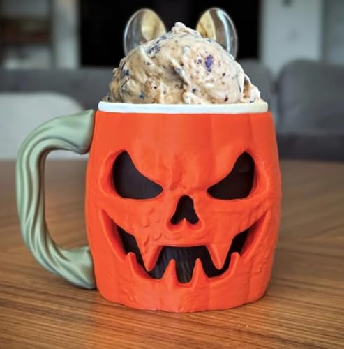 ZZ LIFE Eiscreme-Pint-Halter, passend für Standard-Pints, Doppel-Löffel-Steckdosen, hält die Hände warm, lustige, einzigartige Designs mit lebendigen Farben, wiederverwendbare Eiscreme-Hülle von ZZ LIFE