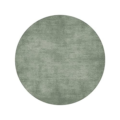 Modern grünen Rundfläche Teppich 80 cm 100 cm 120 cm 140 cm 160 cm 200 cm 300 cm kreis teppich for wohnzimmer schlafzimmer mantel room weiche sofa matte yoga matte ( Size : Durchmesser 300cm ) von ZZBBZZ-YJ