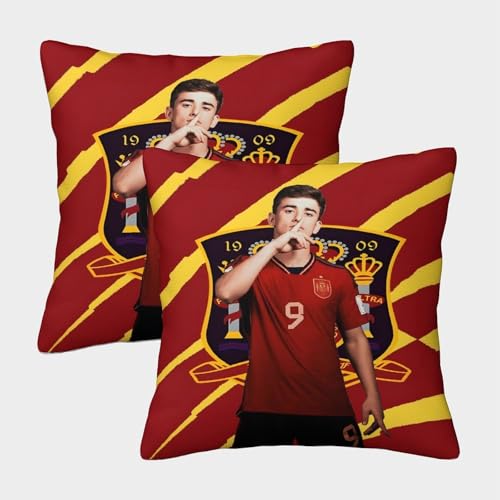 ZZBNECAKE GAVI 2er Set Kissenbezug - Fußball Weich Sofakissen Bezug Für Sofa Auto Büro Stuhl Bett - Geburtstag Geschenk Für Sohn Tochter Enkel Enkelin 45x45cm ZZBNECAKE GAVI 2er Set Kissenbezug - Fußball Weich Sofakissen Bezug Für Sofa Auto Büro Stuhl Bett - Geburtstag Geschenk Für Sohn Tochter Enkel Enkelin 45x45cm von ZZBNECAKE