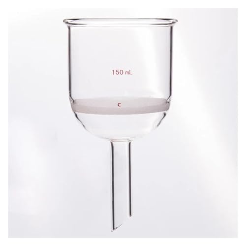 ZZCYLIUXY Bush F606150X Filtertrichter Set – 30 ml bis 150 ml Borosilikatglas mit Sandbrett ZZCYLIUXY Bush F606150X Filtertrichter Set – 30 ml bis 150 ml Borosilikatglas mit Sandbrett von ZZCYLIUXY