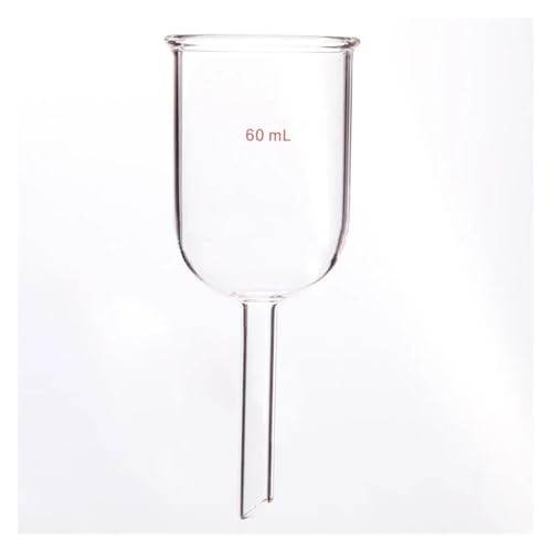ZZCYLIUXY Trichter aus Borosilikatglas, 2 ml - 1000 ml Fassungsvermögen, Sandkern für Labor und Zuhause (F601005) von ZZCYLIUXY