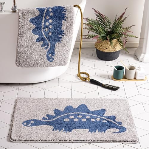Badematten & Badteppiche Grau Und Blau Super Weich Mikrofaser Badezimmerteppich rutschfeste Waschbar Badteppich Saugfähig Badvorleger Badewanne und Toilette Badematten & Badteppiche Grau Und Blau Super Weich Mikrofaser Badezimmerteppich rutschfeste Waschbar Badteppich Saugfähig Badvorleger Badewanne und Toilette von ZZDXL