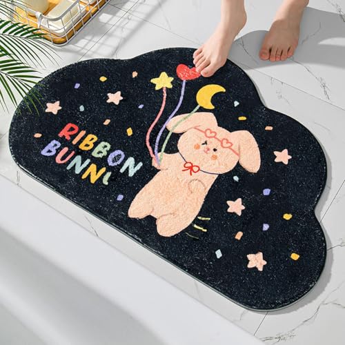 Badematten & Badteppiche Rosa Kaninchen Super Weich Mikrofaser Badezimmerteppich rutschfeste Waschbar Badteppich Saugfähig Badvorleger Badewanne und Toilette Badematten & Badteppiche Rosa Kaninchen Super Weich Mikrofaser Badezimmerteppich rutschfeste Waschbar Badteppich Saugfähig Badvorleger Badewanne und Toilette von ZZDXL
