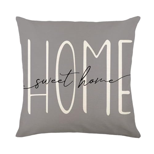 Kissenbezug 40X40 Graue Buchstaben Kissenhülle Leinen Kissenbezüge Sofakissen Dekokissen Für Sofa Schlafzimmer Wohnzimmer,Outdoor Kissen Mit Reißverschluss Kissenbezug 40X40 Graue Buchstaben Kissenhülle Leinen Kissenbezüge Sofakissen Dekokissen Für Sofa Schlafzimmer Wohnzimmer,Outdoor Kissen Mit Reißverschluss von ZZDXL
