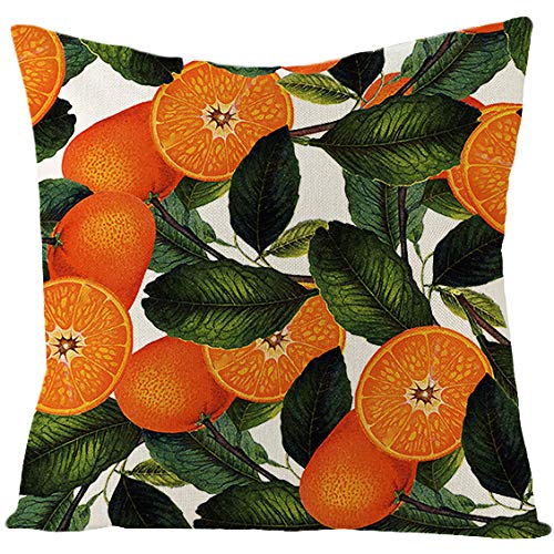 Kissenbezug 40X40 Orange Kissenhülle Leinen Kissenbezüge Sofakissen Dekokissen Für Sofa Schlafzimmer Wohnzimmer,Outdoor Kissen Mit Reißverschluss Kissenbezug 40X40 Orange Kissenhülle Leinen Kissenbezüge Sofakissen Dekokissen Für Sofa Schlafzimmer Wohnzimmer,Outdoor Kissen Mit Reißverschluss von ZZDXL