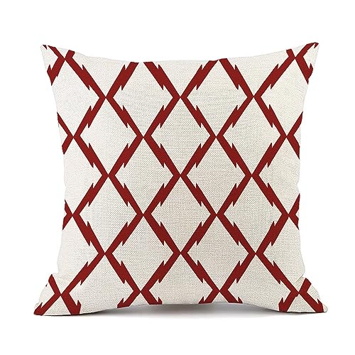 Kissenbezug 40X40 Roter Streifen Kissenhülle Leinen Kissenbezüge Sofakissen Dekokissen Deko Kissenhüllen Wohnzimmer,Outdoor Kissen Mit Reißverschluss Kissenbezug 40X40 Roter Streifen Kissenhülle Leinen Kissenbezüge Sofakissen Dekokissen Deko Kissenhüllen Wohnzimmer,Outdoor Kissen Mit Reißverschluss von ZZDXL
