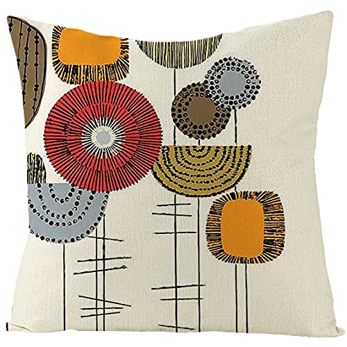 Kissenbezug 50X50 Rote Blumen Kissenhülle Leinen Kissenbezüge Sofakissen Dekokissen Für Sofa Schlafzimmer Wohnzimmer,Outdoor Kissen Mit Reißverschluss Kissenbezug 50X50 Rote Blumen Kissenhülle Leinen Kissenbezüge Sofakissen Dekokissen Für Sofa Schlafzimmer Wohnzimmer,Outdoor Kissen Mit Reißverschluss von ZZDXL